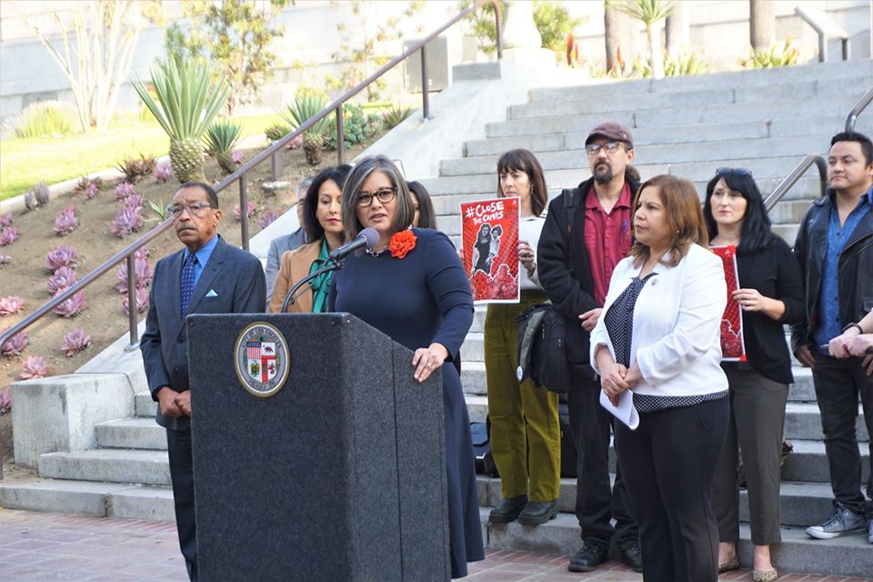 Councilwoman Monica Rodriguez - Detention Center in LA