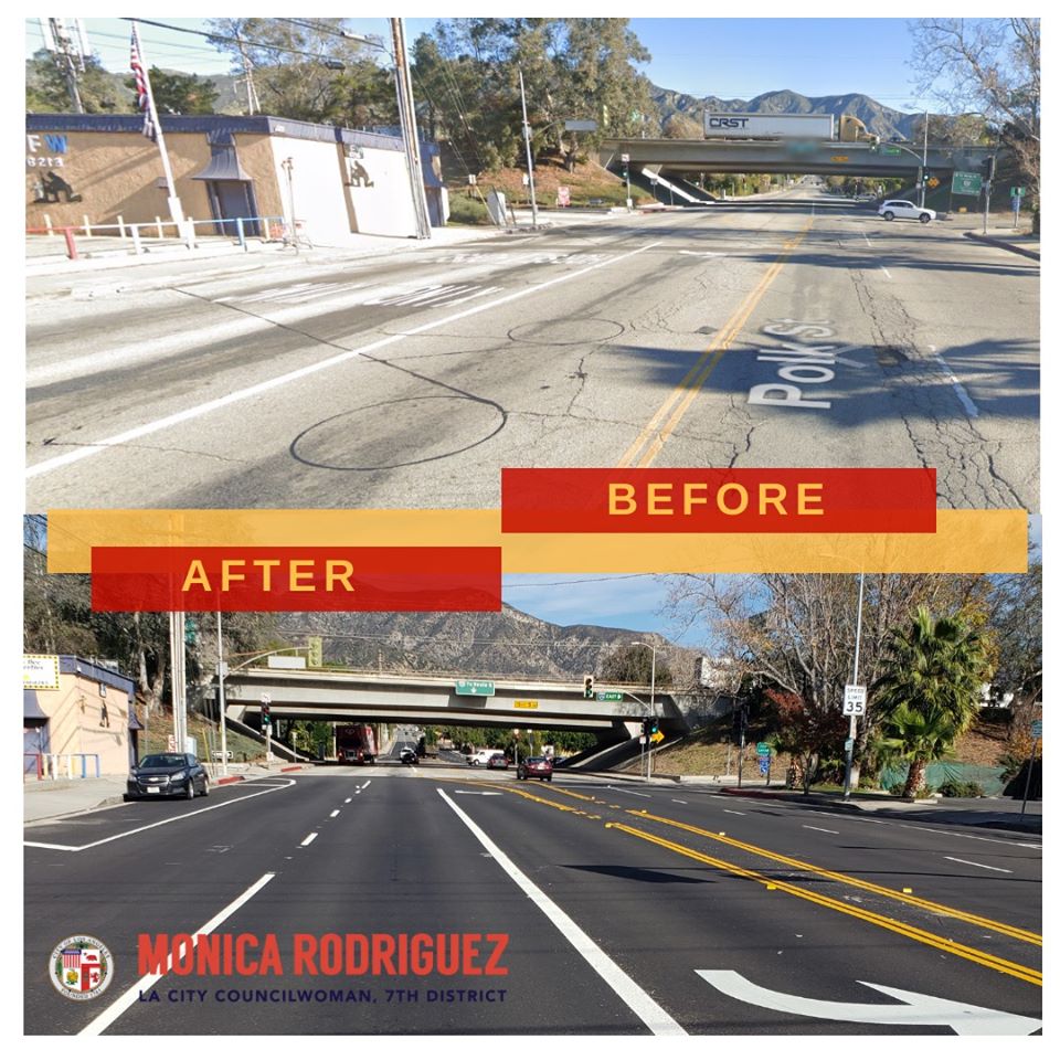 Councilwoman Monica Rodriguez - Repair at Polk St.