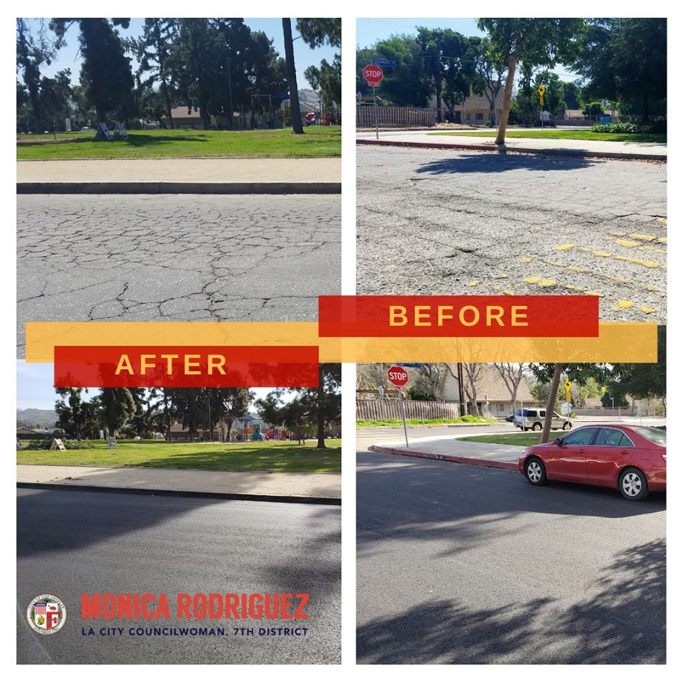 Councilwoman Monica Rodriguez Resurfacing Stonehurst_Avenue