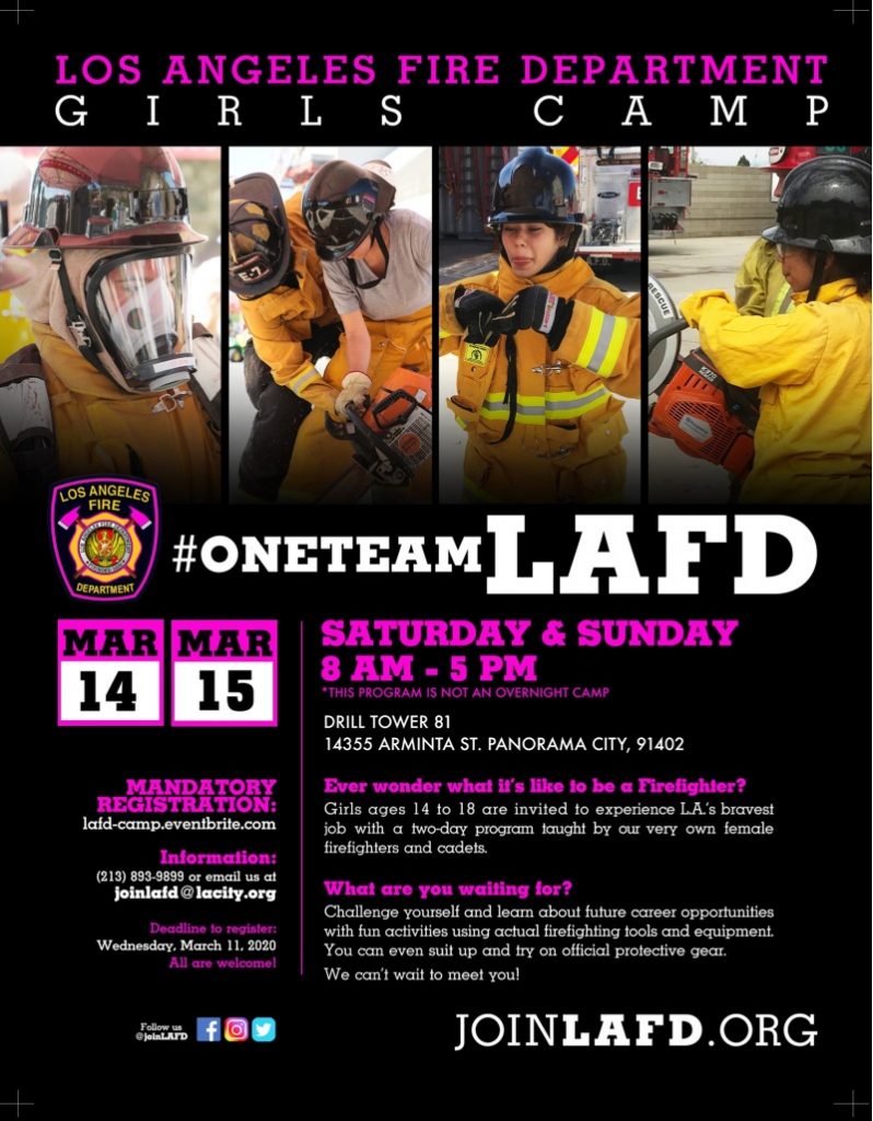 Sunland Tujunga Neighborhood Council - L.A. Fire Department Girls Camp