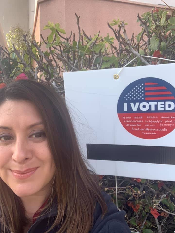 Assembly member Luz Rivas - I Voted