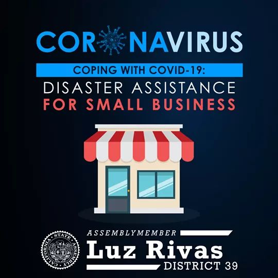 Assemblymember Luz Rivas  - Small Businesses can Now Apply for the #PaycheckProtectionProgram 