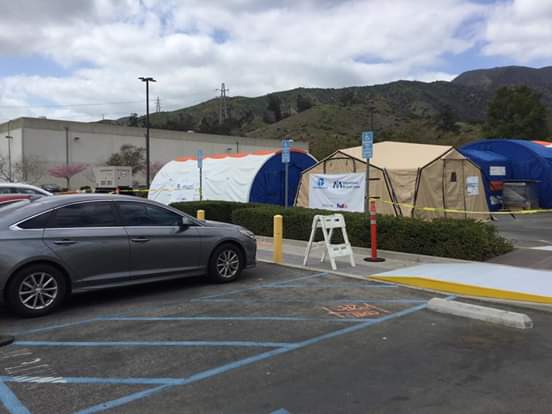 Sunland Tujunga Neighborhood Council STNC Donation Medical Equipment Drop-Off at Olive View Medical Center  