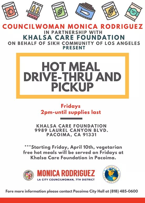 Councilwoman Monica Rodriguez in Association with Khalsa Care Foundation