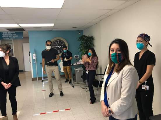 Assemblymember Luz Rivss - Provided Face Shields to First Responders at Pacifica Hospital and Northeast Valley Health Corporation 