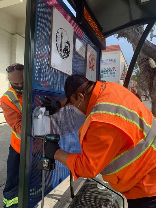 Councilwoman Monica Rodriguez - The City Rolled out 300 Hand Sanitizing Stations