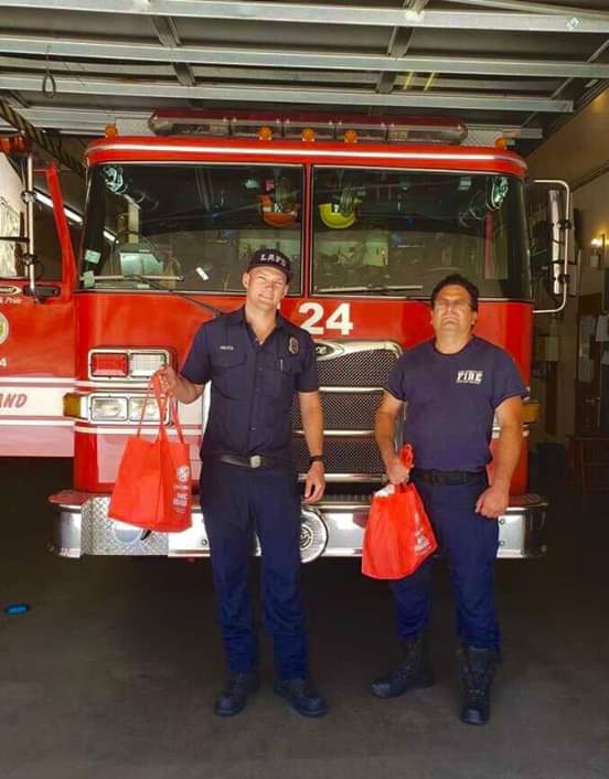 Councilwoman Monica Rodriguez - Delivered Meals to the Firefighters at Fire Station 98 in Pacoima