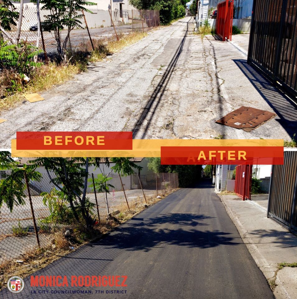 Identifying, Funding for Alley Repair