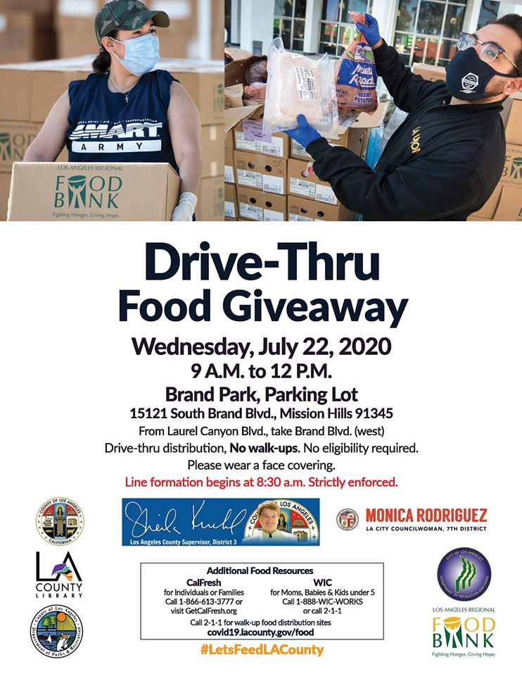 Drive-Thru Food Giveaway