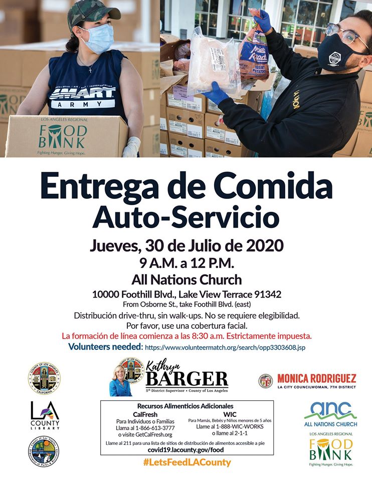 Drive-Thru Food Giveaway
