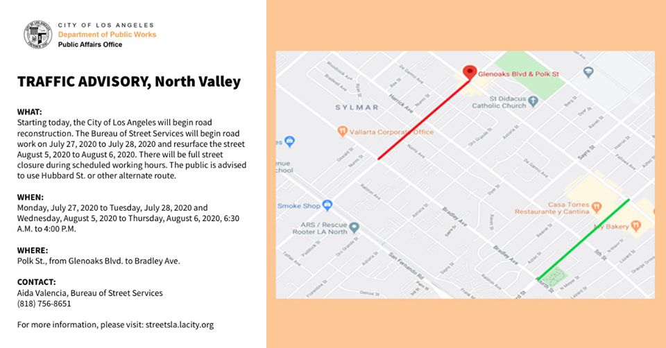 Los Angeles will Begin Road Reconstruction