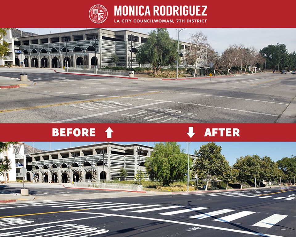Major Road Resurfacing Project on Eldridge Avenue