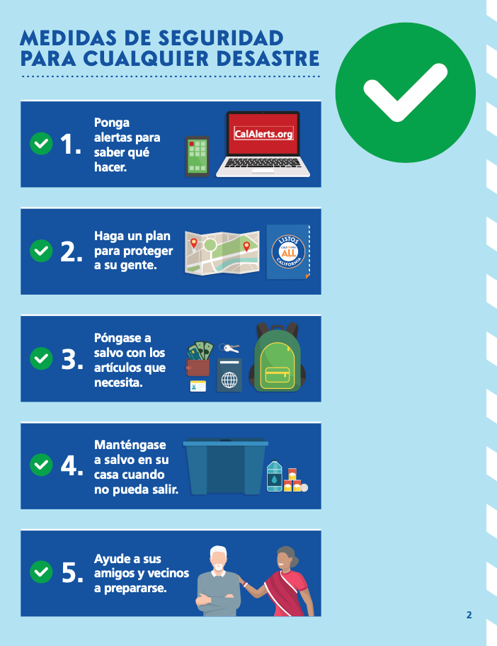 Medidas De Seguridad Para Cualquier Desastre