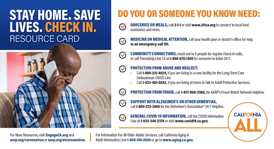 Resources and Helplines for Older Adults