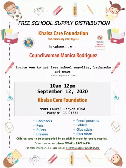 partnered with Khalsa Care Foundati