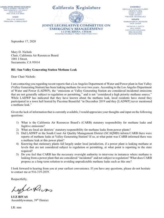 Reports of Methane Leaks 