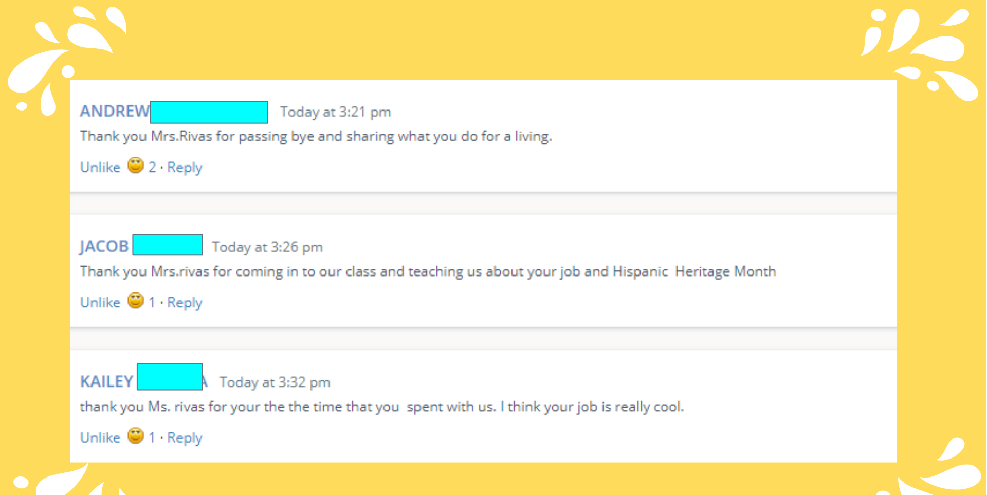 Inviting Me to Speak for Hispanic Heritage Month 