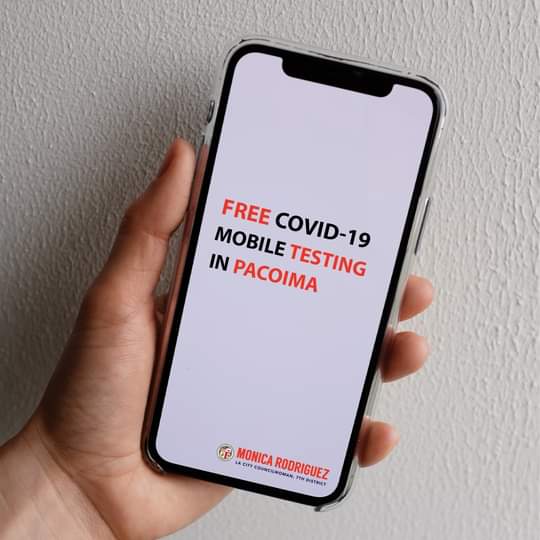 Free COVID-19 Mobile Testing in Pacoima 