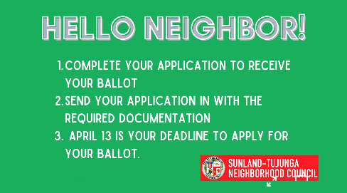 How to request your ballot 