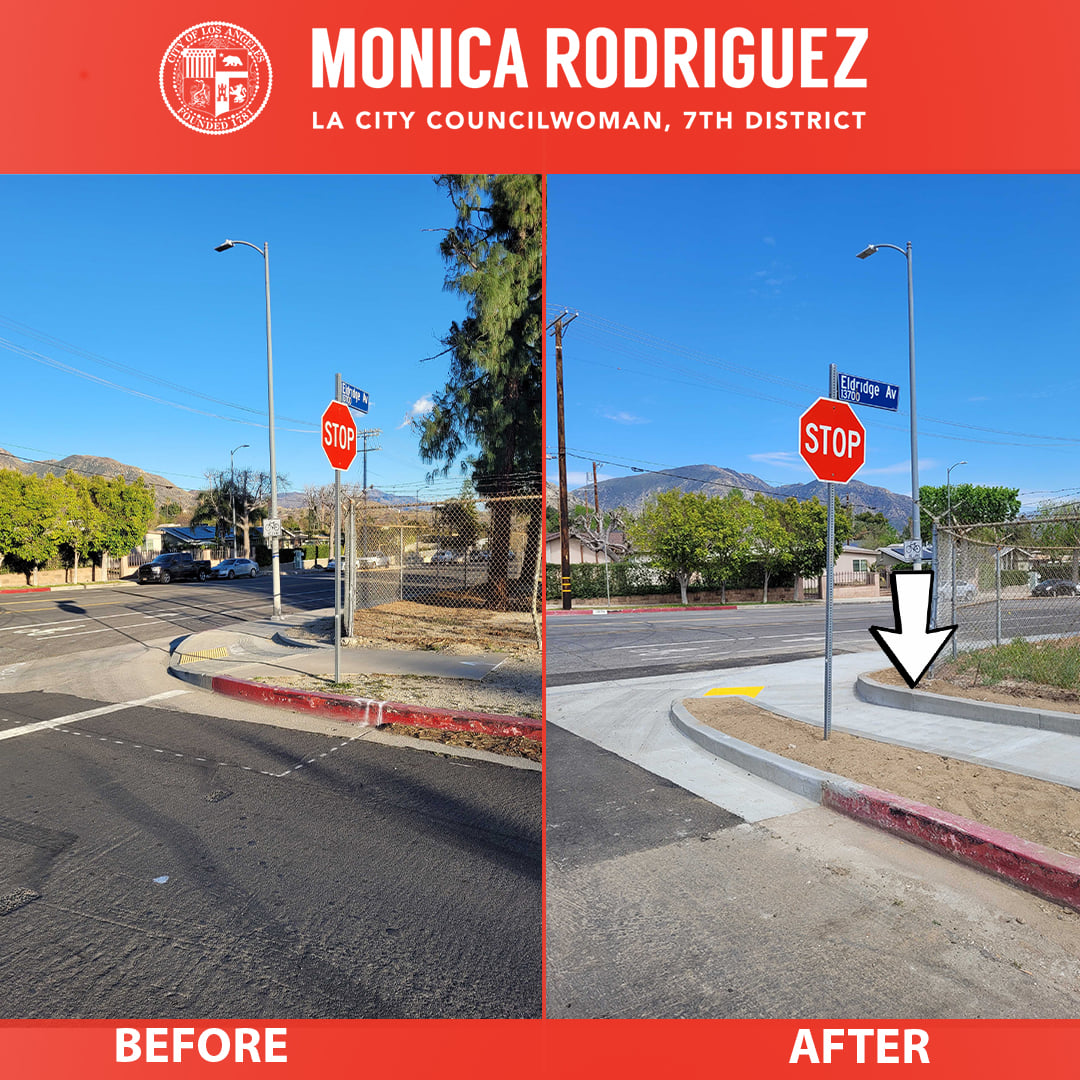 Astoria St. and Eldridge Avenue was Upgraded 