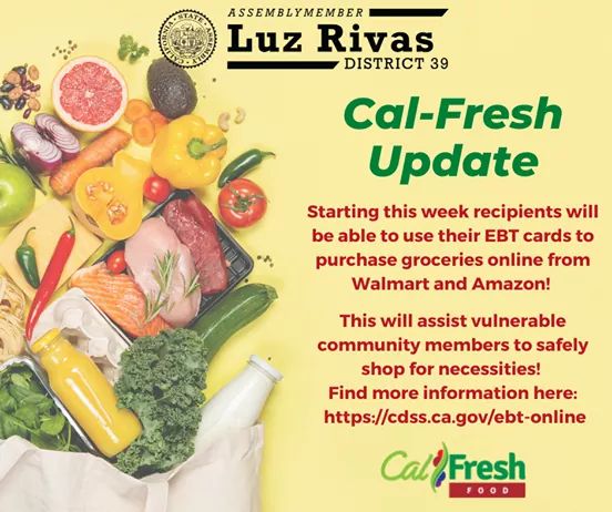 Assemblymember Luz Rivas  - If You Qualify and or Have an #EBT Card 