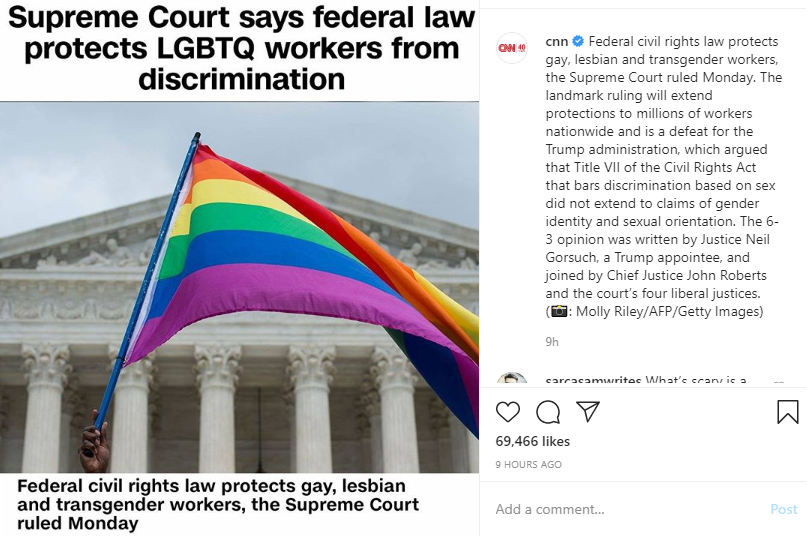 Ruling for Gay and Transgender Rights