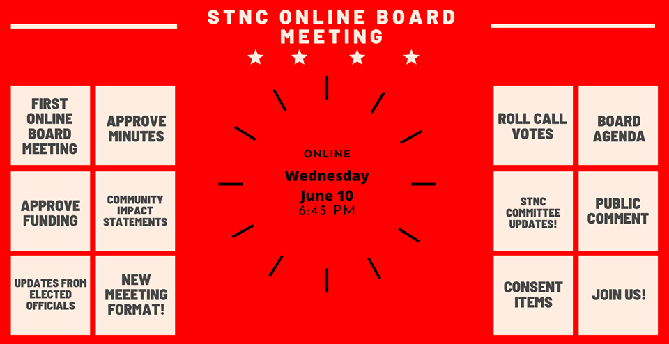 Sunland Tujunga Online Board Meeting, June 10, 2020