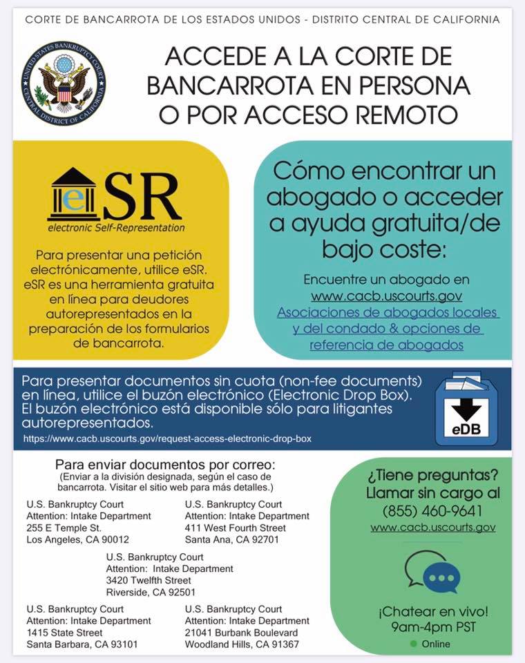 STNC US Bankruptcy Court Spanish