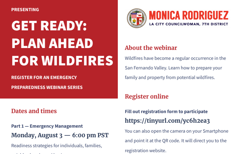 Get Ready: Plan Ahead for Wildfires