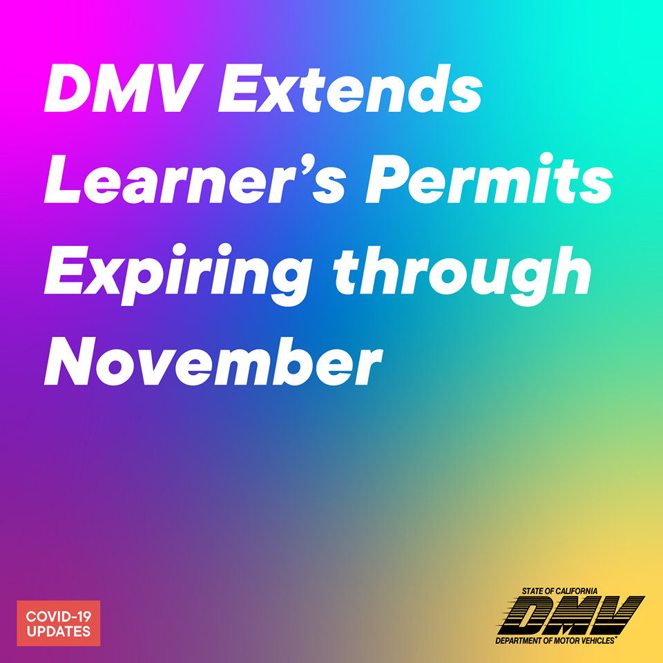 CDMV Extending Learner’s Permits