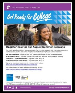 Free College Workshops and Practice Tests