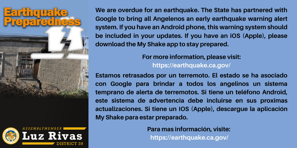 My Shake App for Earthquake Alerts