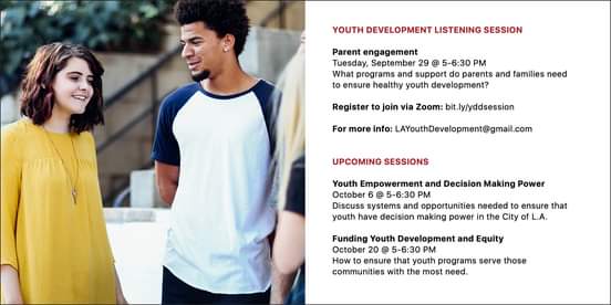 Our Virtual Youth Development Listening Sessions