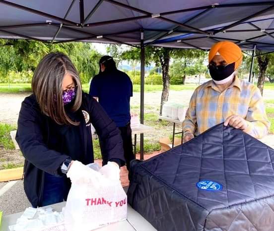 Partnership with Khalsa Care Foundation to Provide a Hot Meal Program 