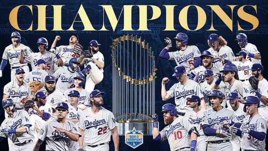 Congrats to our LA Dodgers!! 