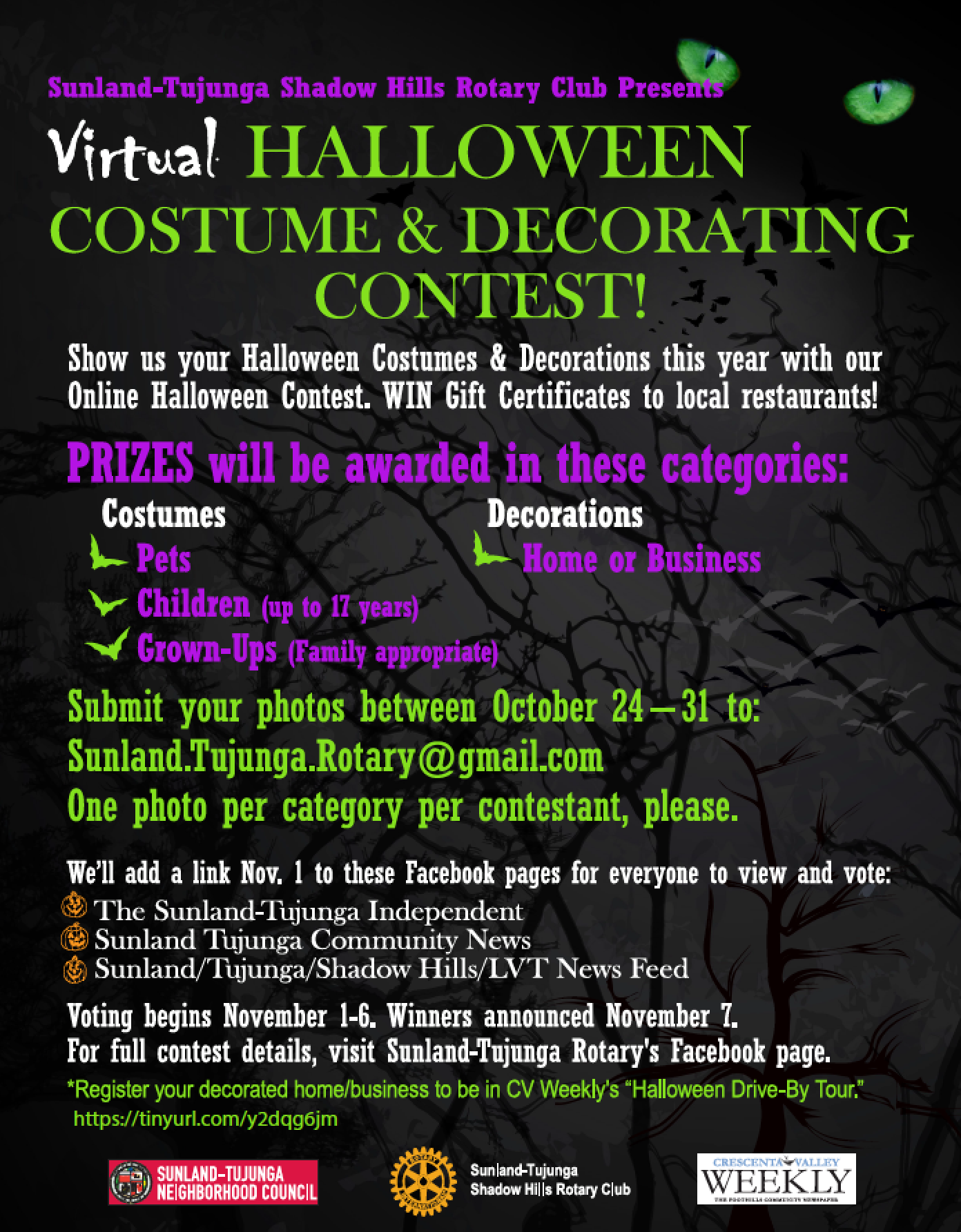 Virtual Halloween Costume & Decorating Contest 