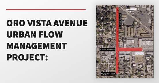 Oro Vista Avenue Urban Flow Management Project  