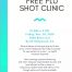 Free Flu Shot Clinic
