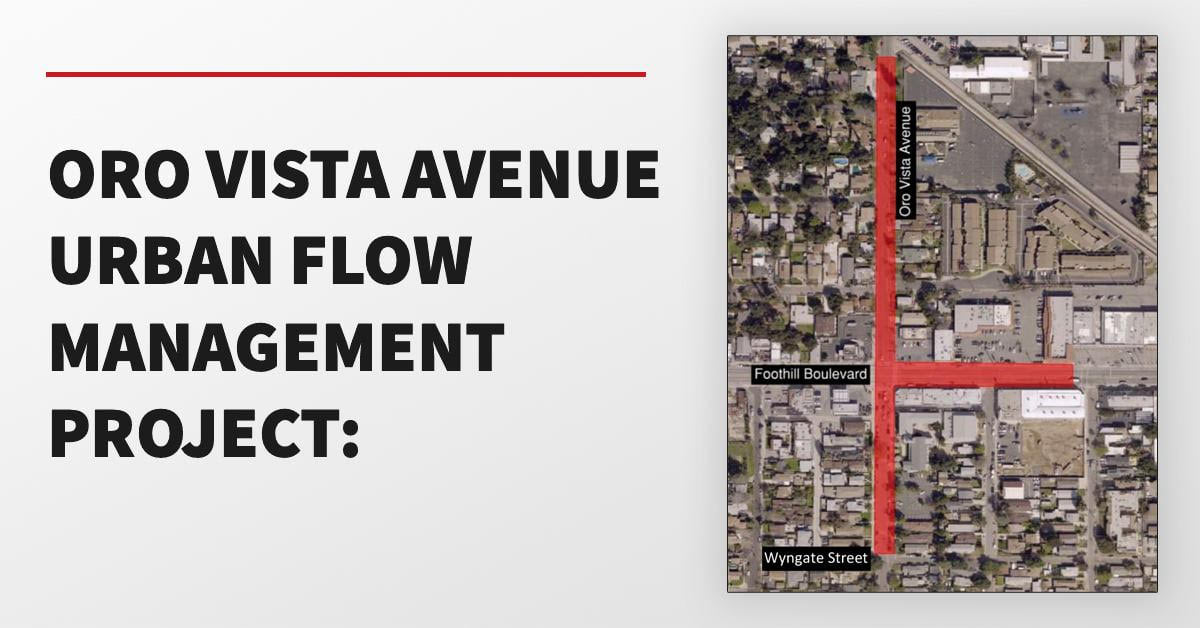 Oro Vista Urban Flow Management Project 
