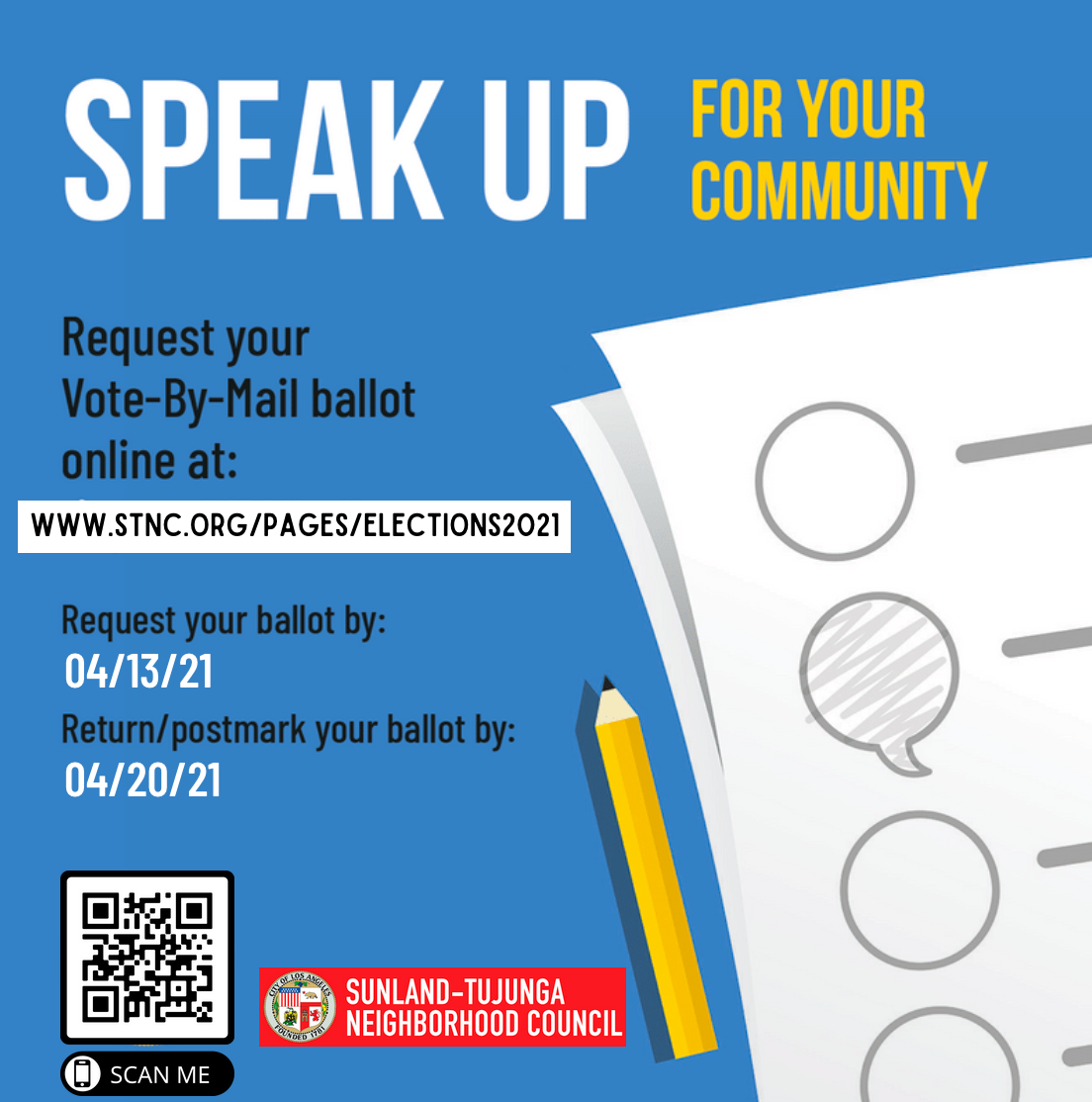 Request Your Vote-By-Mail Ballot 