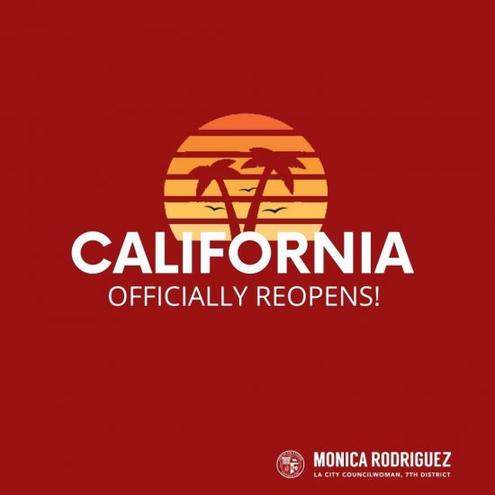 California Officially Reopens!