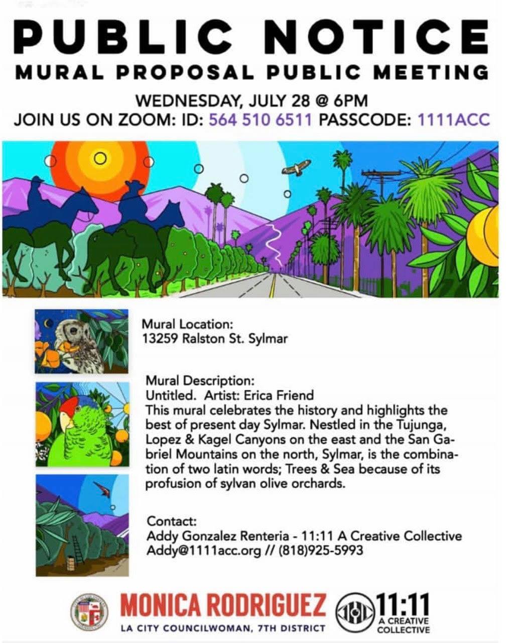 Public Notice - Mural Proposal Public Meeting 