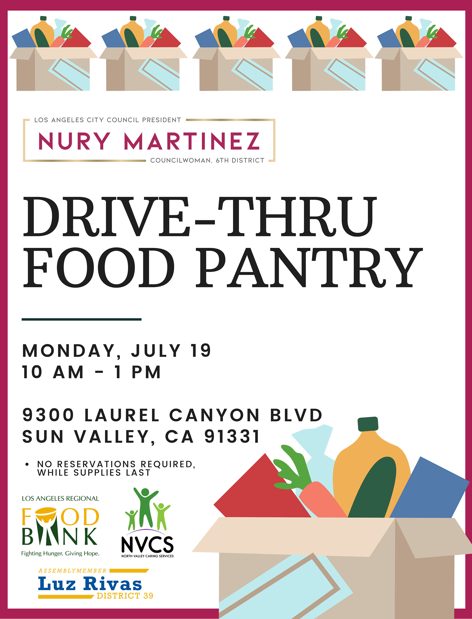 Sponsoring a Drive-Thru Food Pantry 