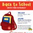 Drive-Thru Back to School Giveaway Event on Saturday