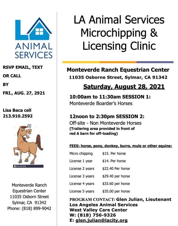 LA Animal Services Microchipping & Licensing Clinic 