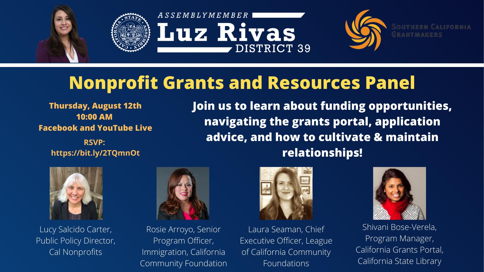 Nonprofit Grants and Resources Panel 