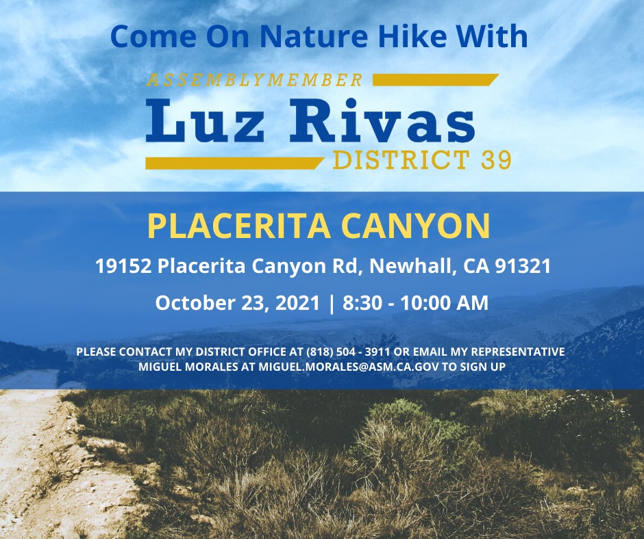 3rd Annual Nature Hike at Placerita Canyon State Park