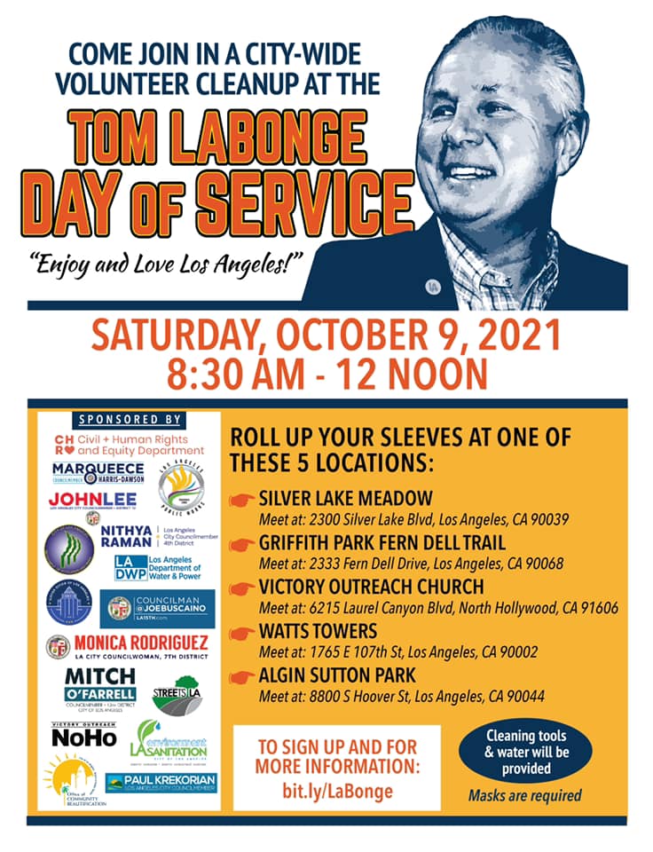 City-Wide Volunteer Cleanup at the Tom Labonge Day