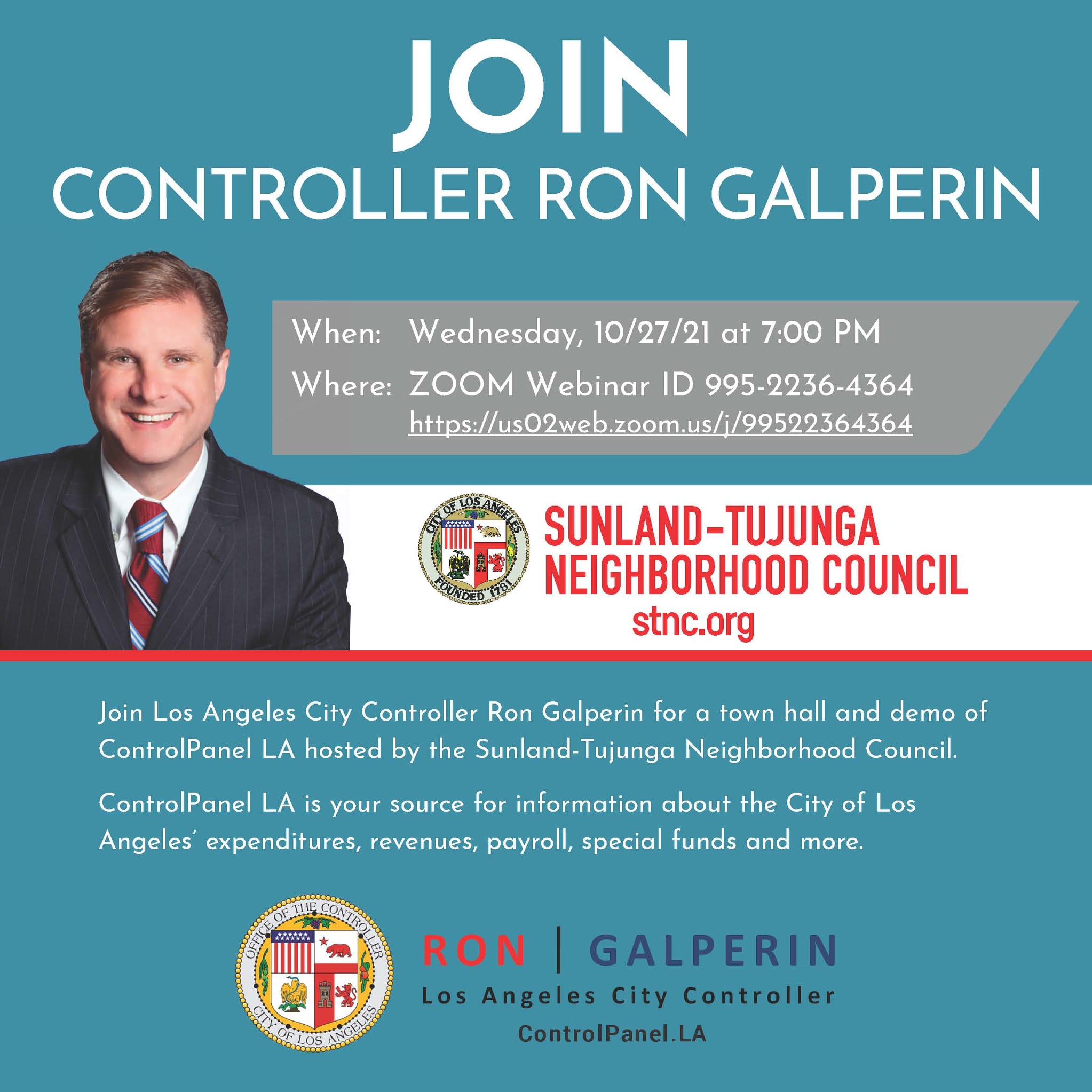 Hosting City Controller Ron Galperin