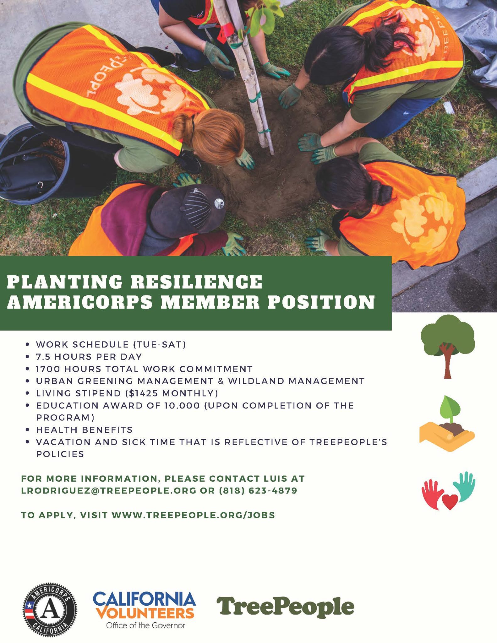 Opportunity with TreePeople and AmeriCorps